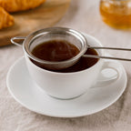 Durable stainless steel fine mesh strainer suitable for sauces and soups