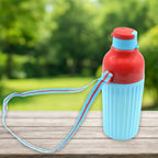Nekza 500ml insulated water bottle with a dori strap, perfect for daily hydration.