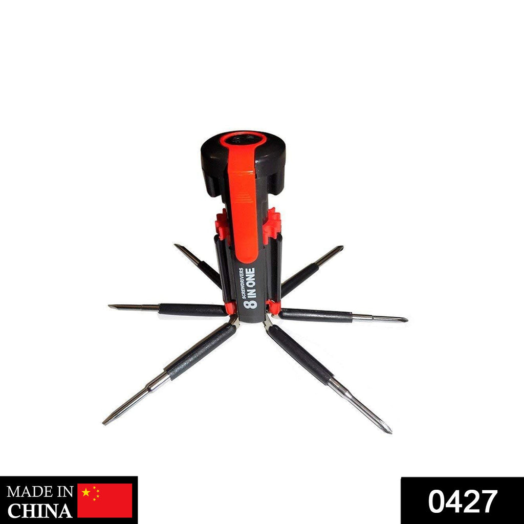 BoltForce Multi-Function Screwdriver Kit with LED torch, ready for use.
