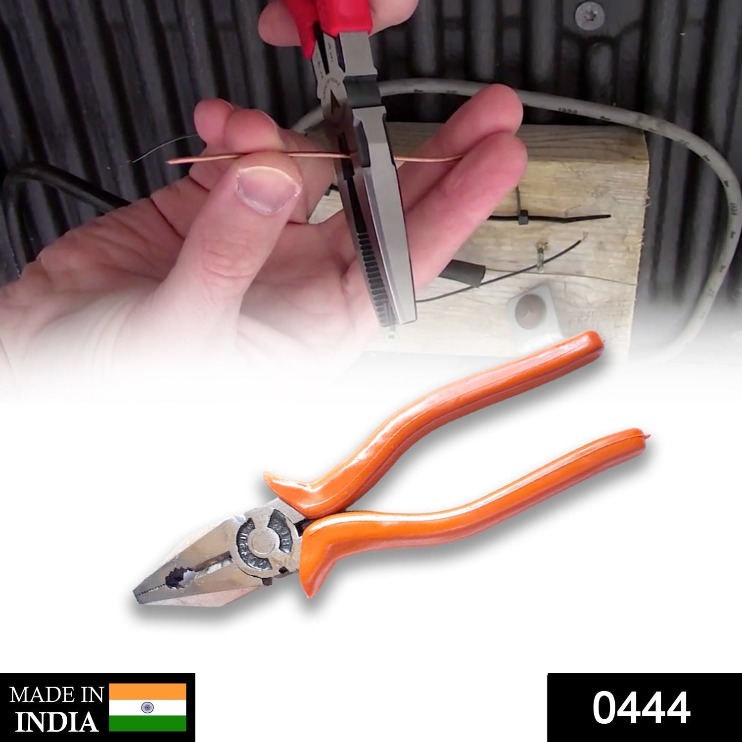 BoltForce combination pliers featuring a comfortable yellow and black handle.