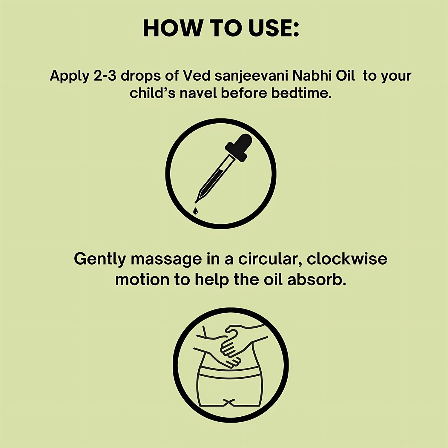 Glass dropper bottle of Nabhi Oil for joint stiffness and swelling