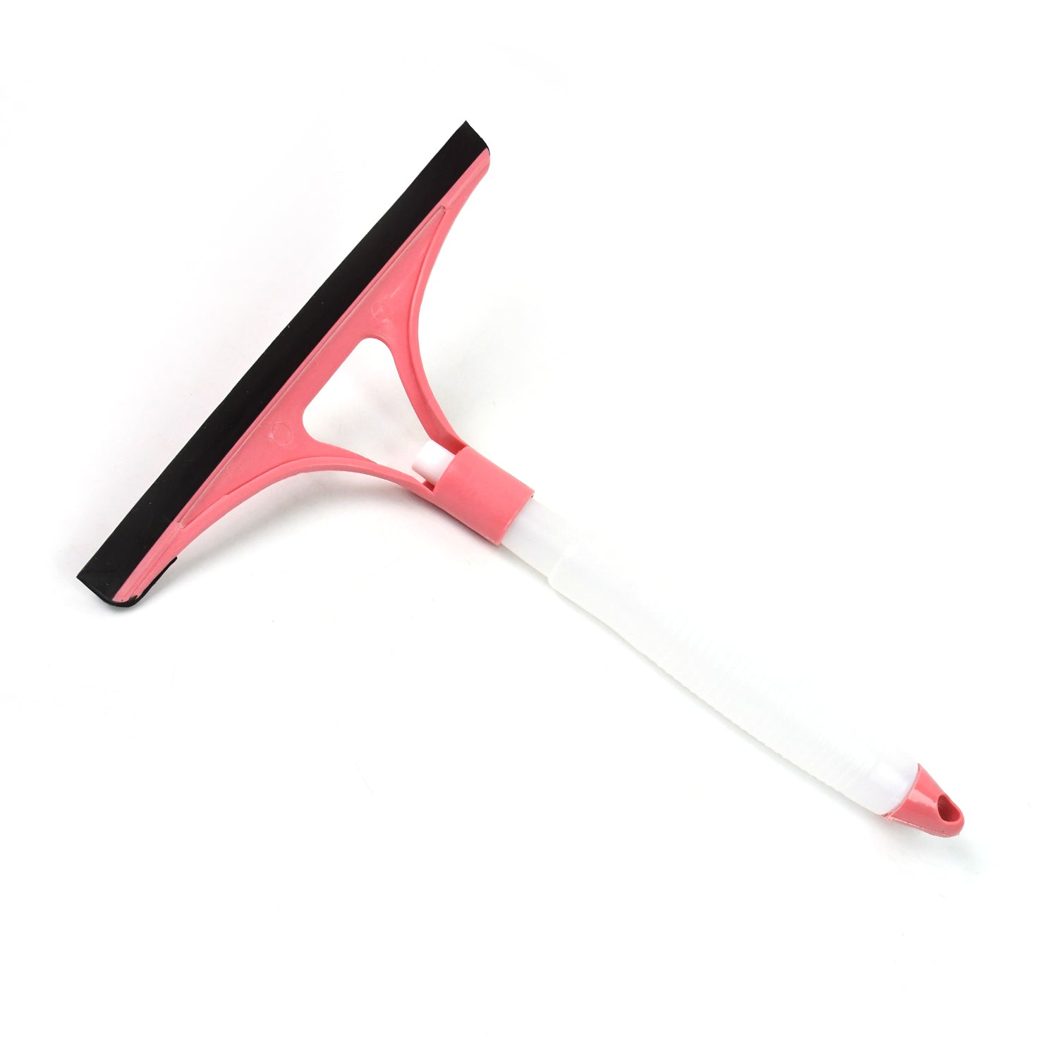 Achieving crystal-clear results on a home window with the multi-surface squeegee.