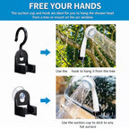 USB cable for recharging portable outdoor shower pump
