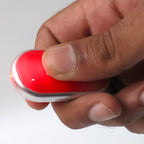 Back view of the key finder device showing its compact design