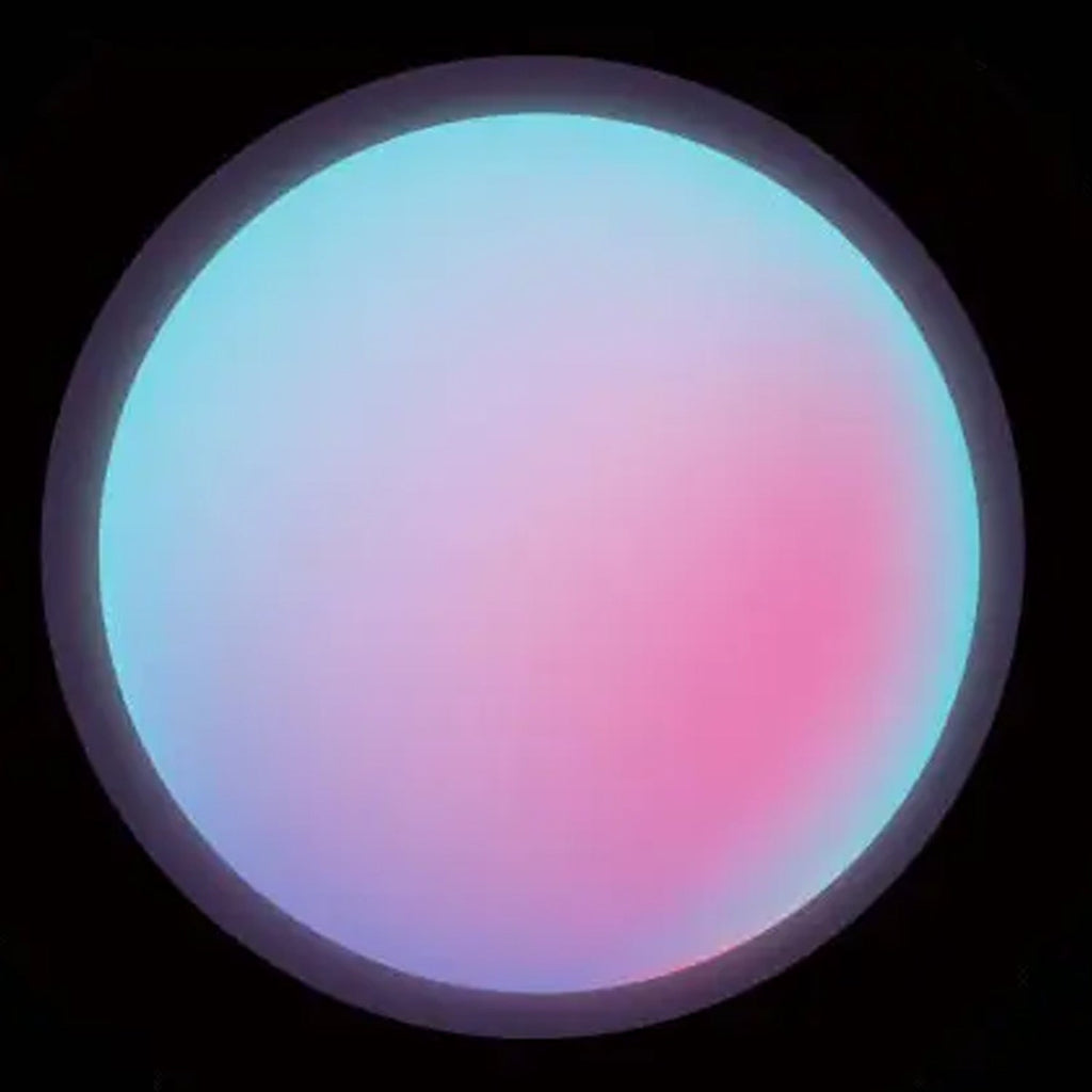 Colorful and engaging patterns projected onto a wall by the GiftingGrace projector.