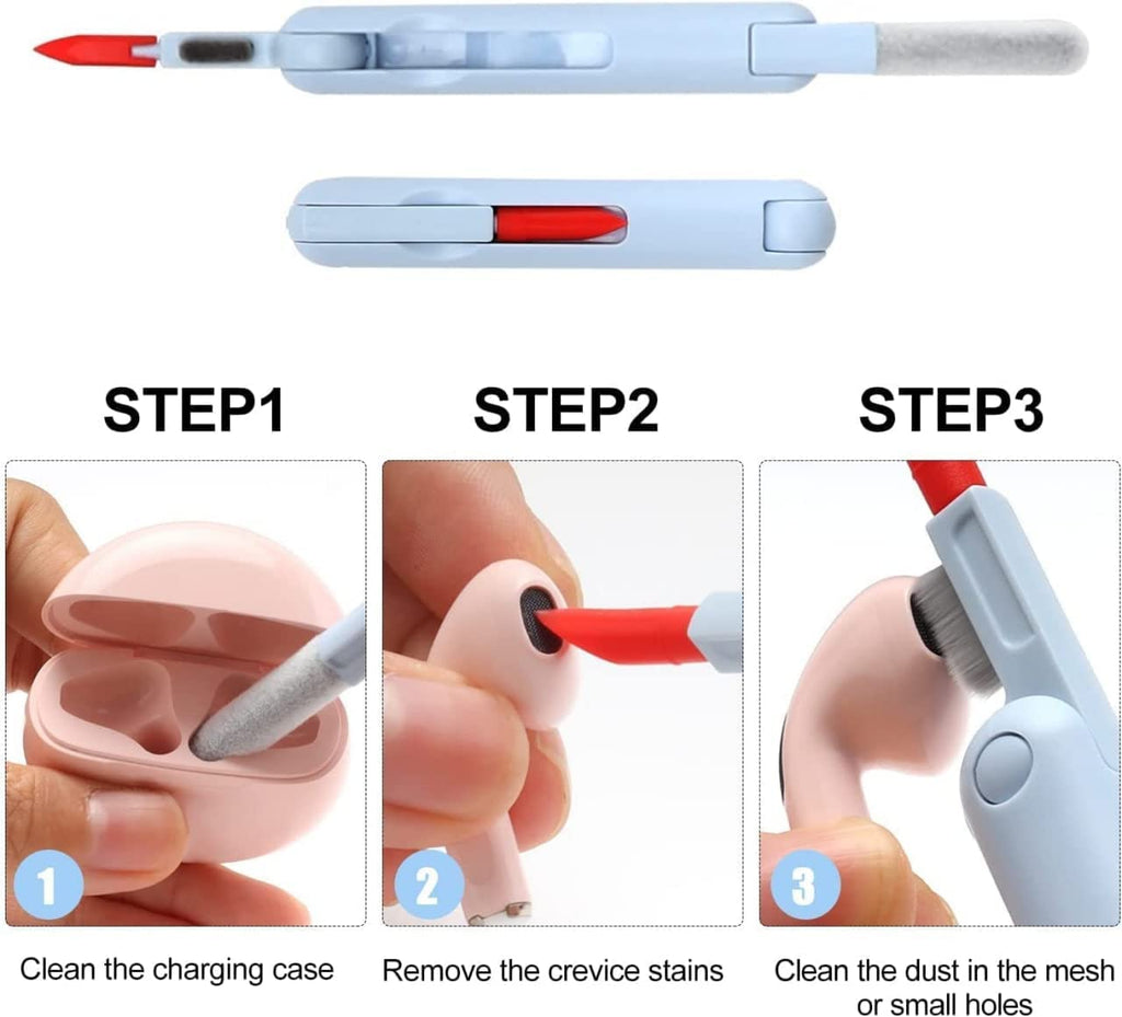 Demonstration of the keycap puller gently removing a mechanical keyboard key for deep cleaning.