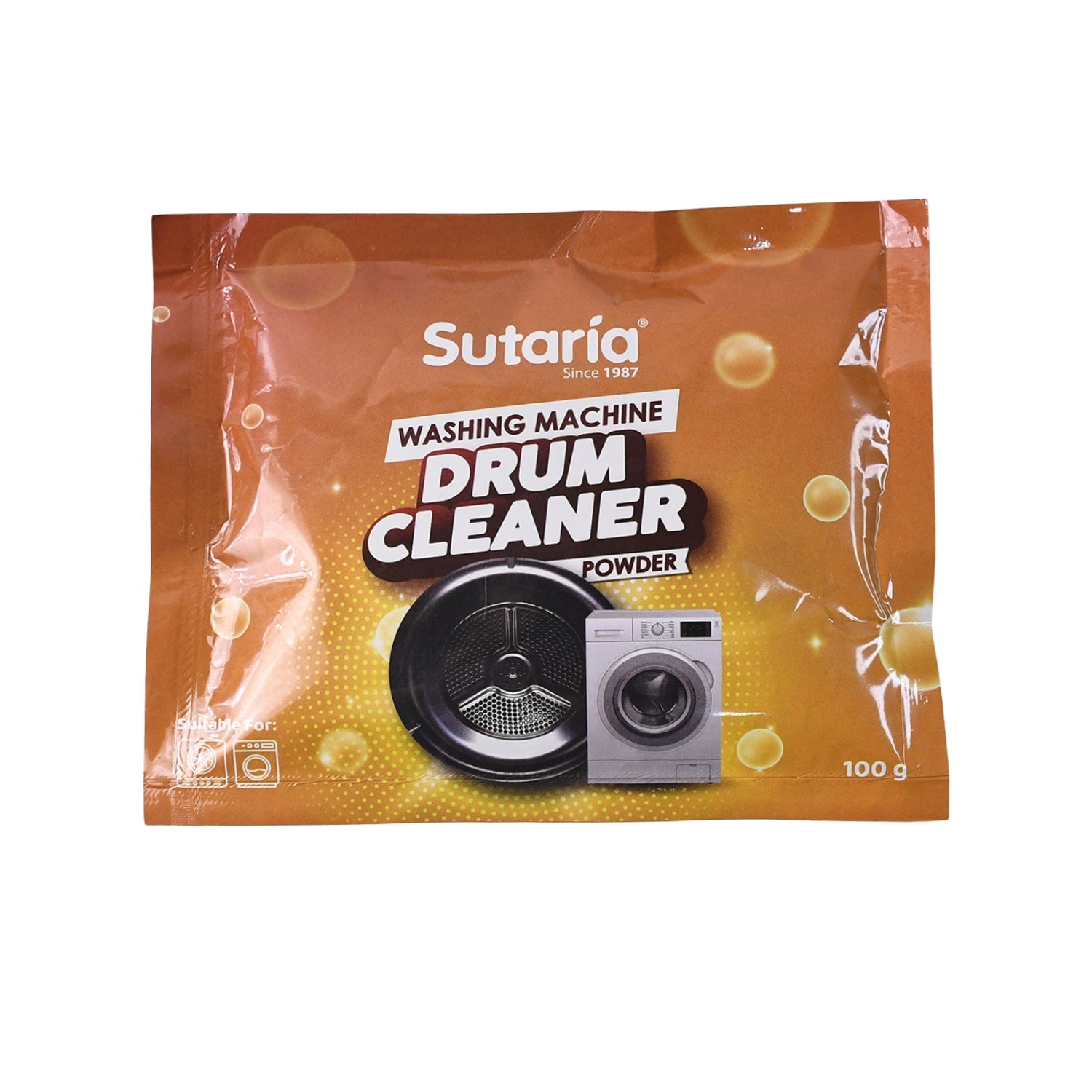 Drum purifier powder cleaning washing machine interior effectively
