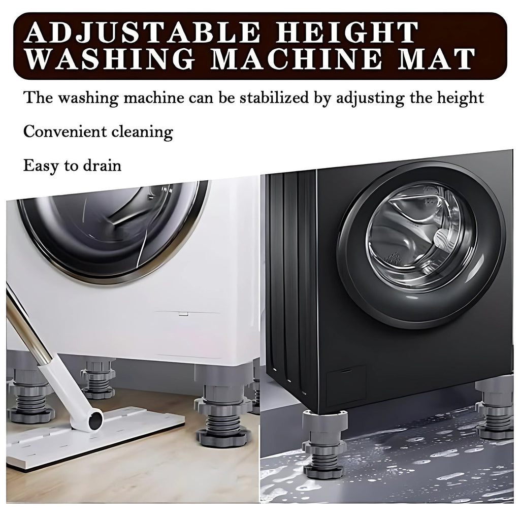 Heavy-duty anti-slip anti-vibration pads for washing machines and refrigerators