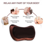 Detailed specifications of the Professional Massage Pillow including dimensions and features.