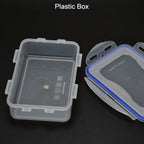 Food-grade lunch box set, showcasing the main container and its small snack compartment.