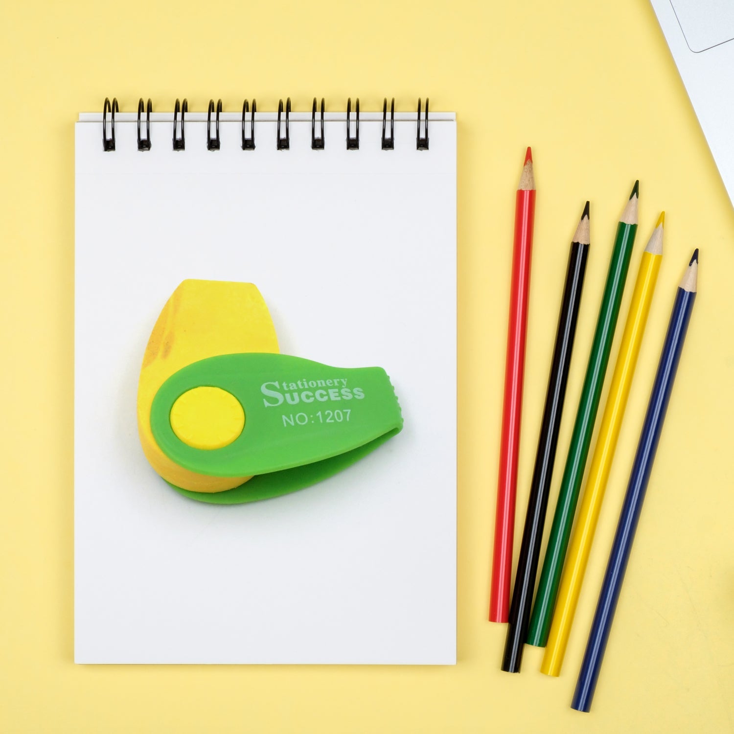 An assorted collection of colourful Kids Spinner Erasers for fun and educational learning.