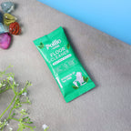 Eco-friendly refill pack of concentrated floor cleaner with tea tree scent