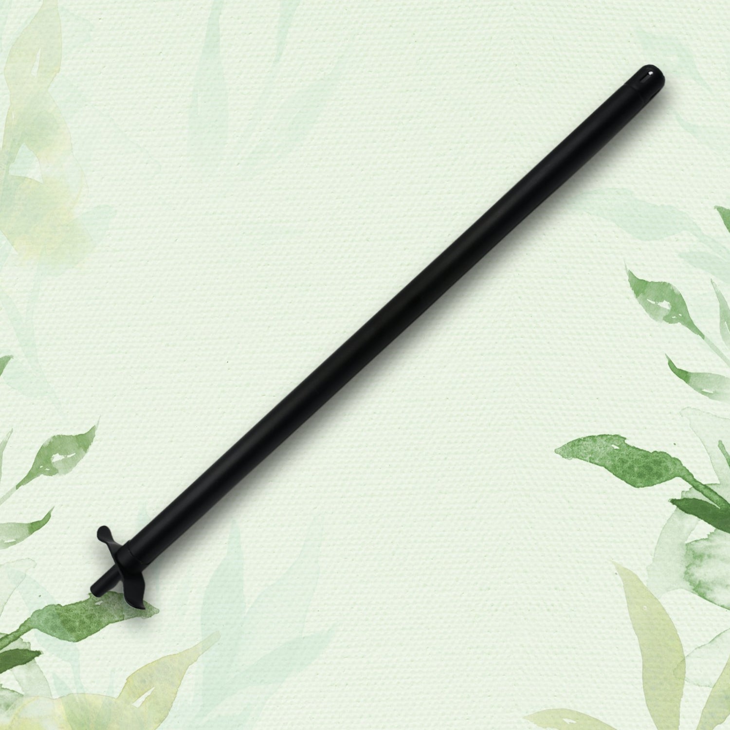 Ergonomic handle of the stainless steel gas lighter for comfortable grip.