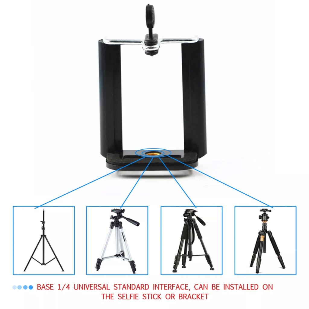 Versatile mobile holder attachment providing a secure fit for your smartphone.