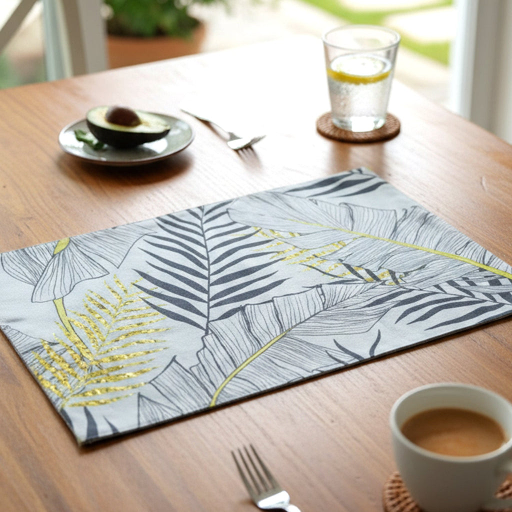 Reusable kitchen table mat with reversible functionality