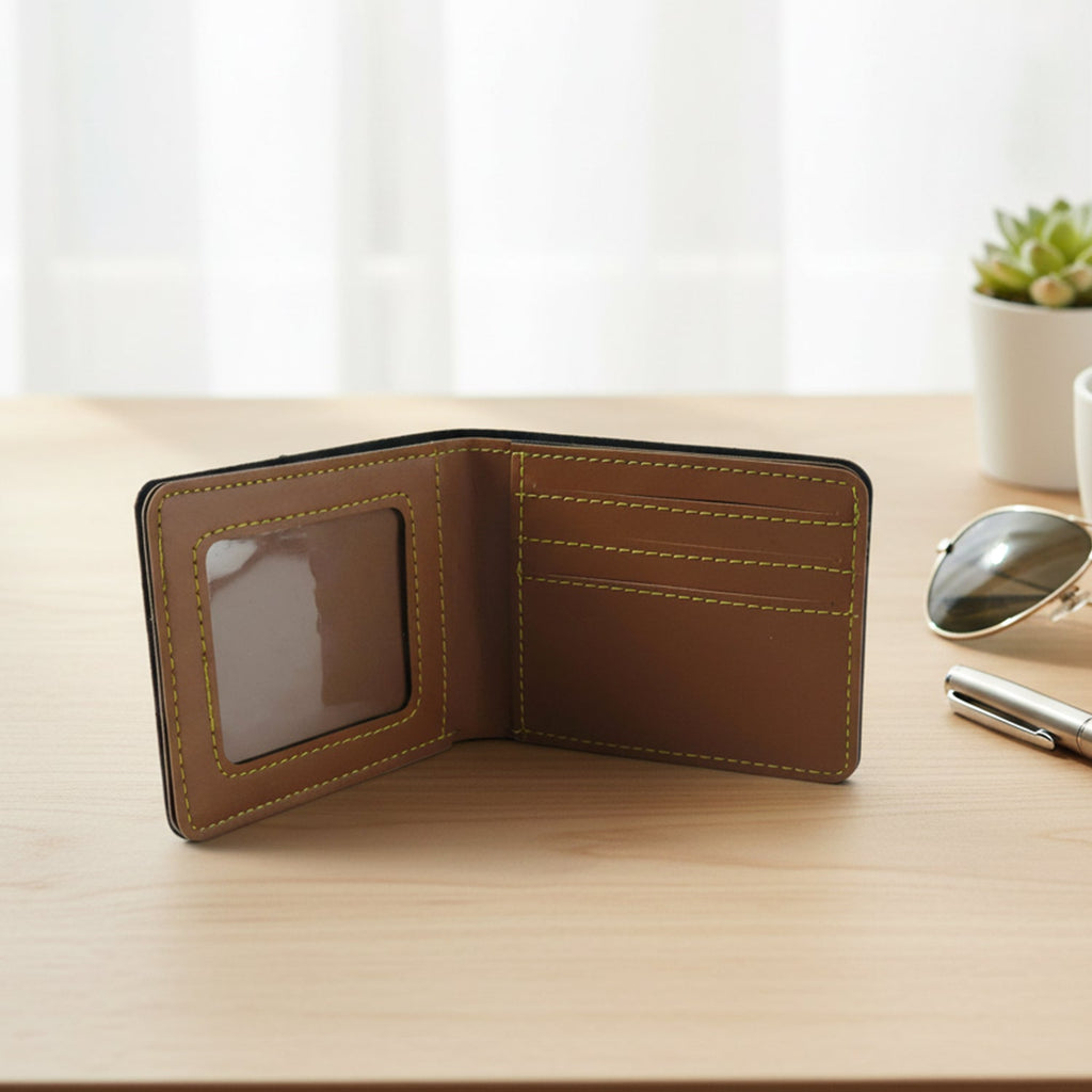 Stylish men's wallet with multiple card slots