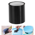 Flex Tape applied on pipe to prevent water leakage