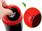 Convenient car dustbin designed for compact spaces in cars and homes.