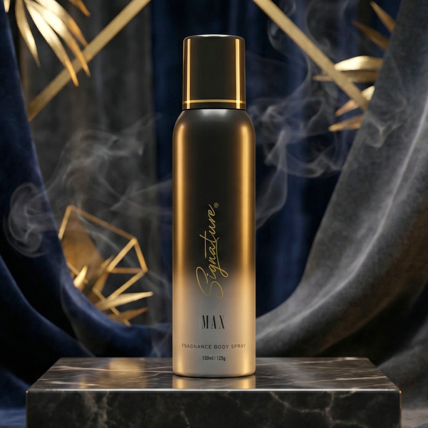Men's max fragrance deodorant spray by Signature brand