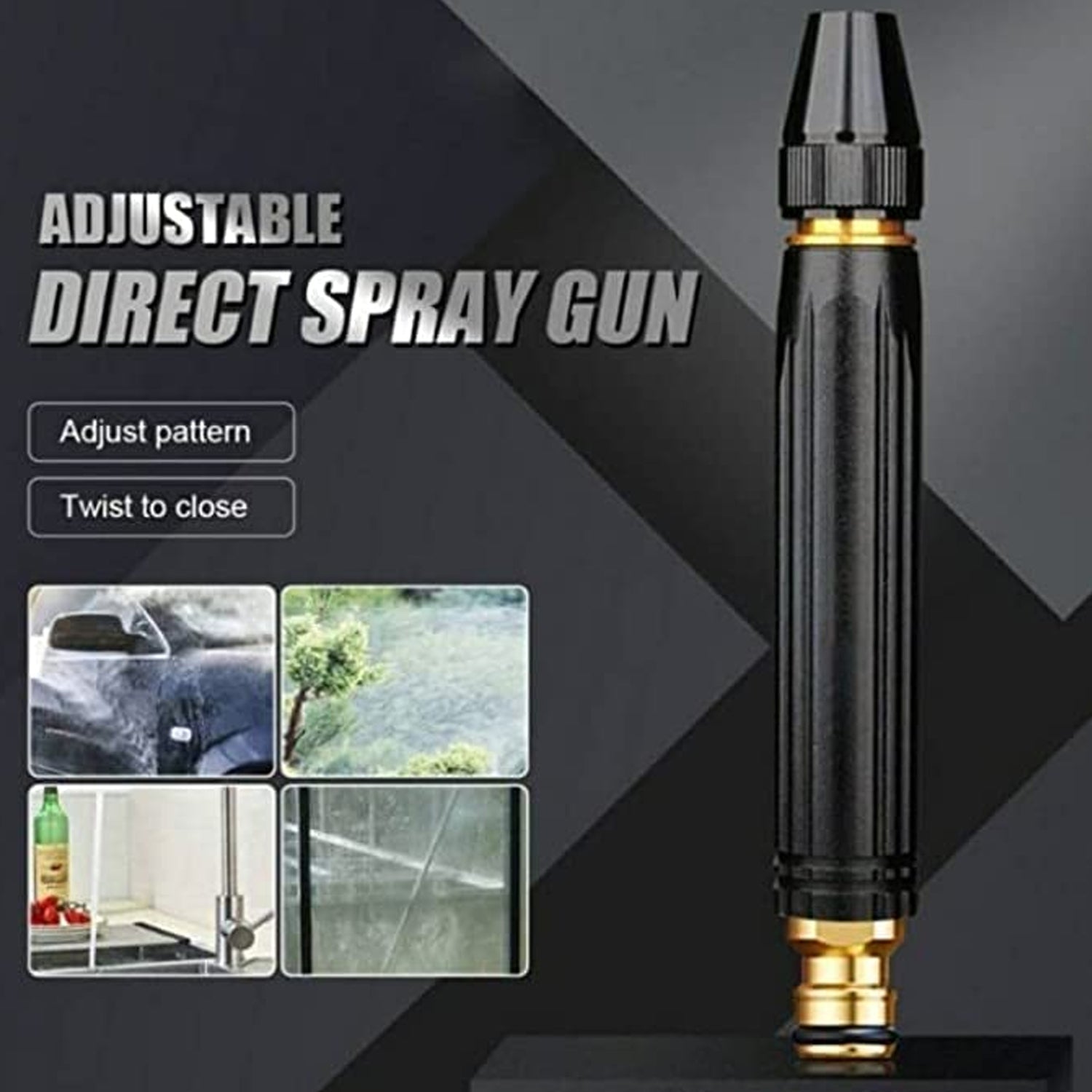 Versatile Car Washer Spray Gun used for efficient vehicle cleaning and garden watering.