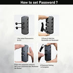 Multipurpose anti-theft sling backpack with combination lock and multiple compartments