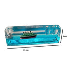 Floating Cruiser Ship Decor creating soothing motion on an office desk.