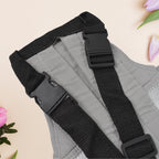 Ergonomic baby carrier highlighting its wide padded waistband and soft shoulder straps.
