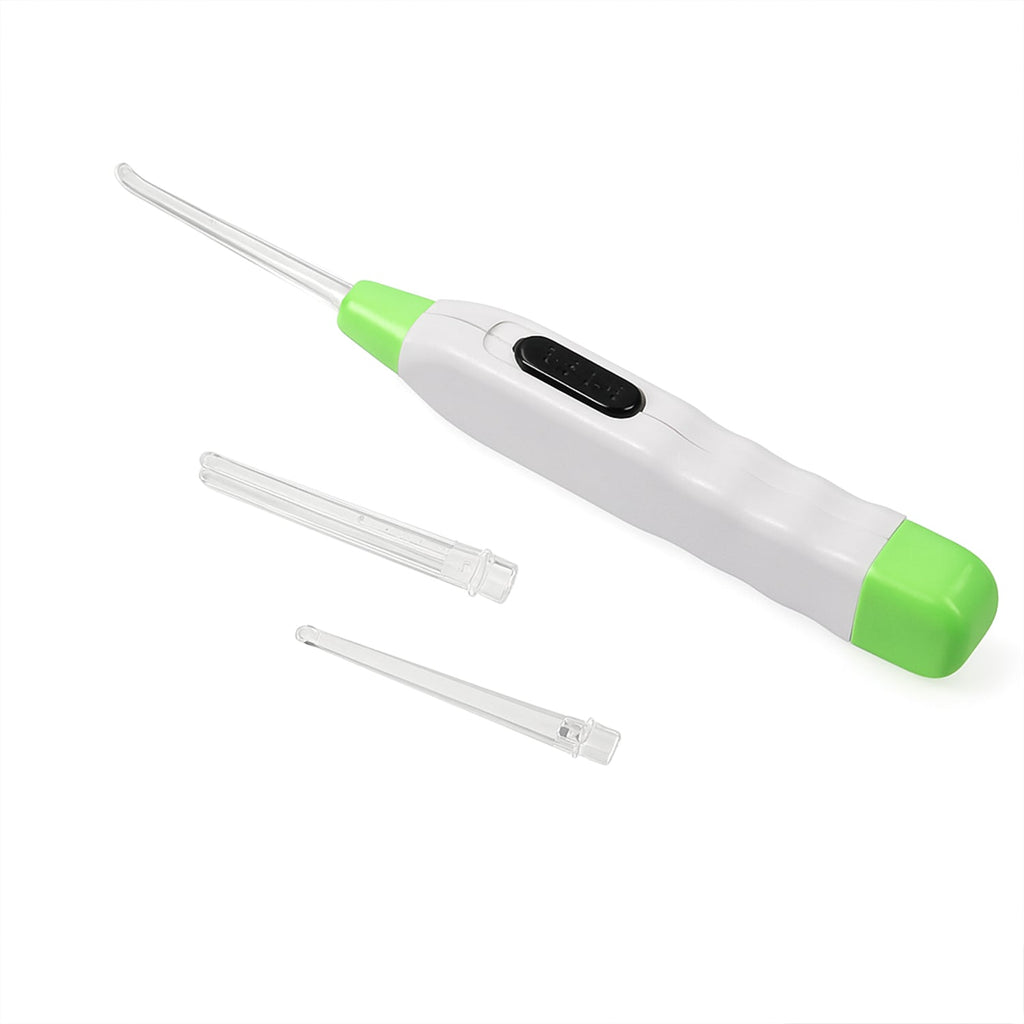 LED ear wax remover set with battery compartment and earpicks