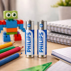 Reliable long shelf life AAA batteries for remote controls and clocks