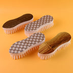 Laundry brushes with contoured grip ideal for hand washing clothes and shoes