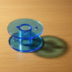 Bobbin set laid out for use with domestic sewing machines