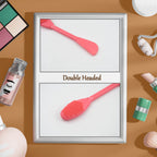 Silicone facial brush designed for gentle exfoliation and precise face mask application.