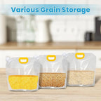 Sealed food storage bag preserving the freshness of dry foods