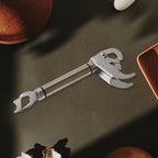 The pot pan gripper firmly holding a hot cooking pot, ensuring a stable and safe lift.