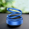 Solar Car Aroma Diffuser with a 360° rotating design displayed in a car interior.
