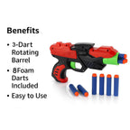 Durable non-toxic plastic soft bullet toy gun suitable for kids