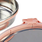 Stainless Steel Lunch Box Set with Clip-lock Leakproof BPA-Free Lids