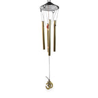 Handcrafted aluminium and iron dragonfly wind chime for patio decor