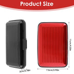 Side view of the JourneyMate secure card case, demonstrating its sleek profile and ergonomic design.
