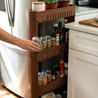 Home storage rack organizer with ventilated shelves