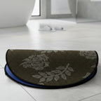 Close-up detail of durable, super absorbent bath mat velvet fabric