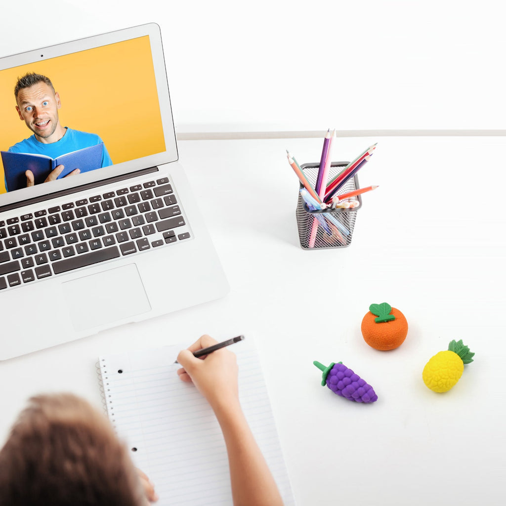 Creative design Kids Erasers Set in vibrant colours, appealing to children.