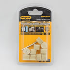Assortment of wool felt polishing pads and mandrels for versatile use.