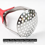 Comfortable grip of the Supermom Kitchen Food Masher for easy handling.
