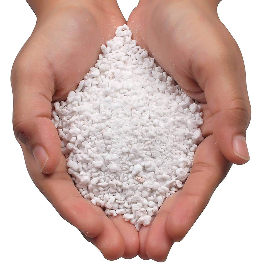 Indo Glow Perlite for garden soil conditioning, promoting healthy plant growth.