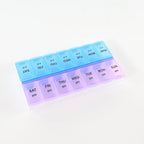 Pill organizer designed for easy opening and cleaning