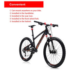 Packaging of the RaceVault Bike Light Set, showing product details and brand logo.