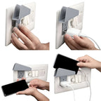 Plastic mobile phone charging stand holder for easy charging
