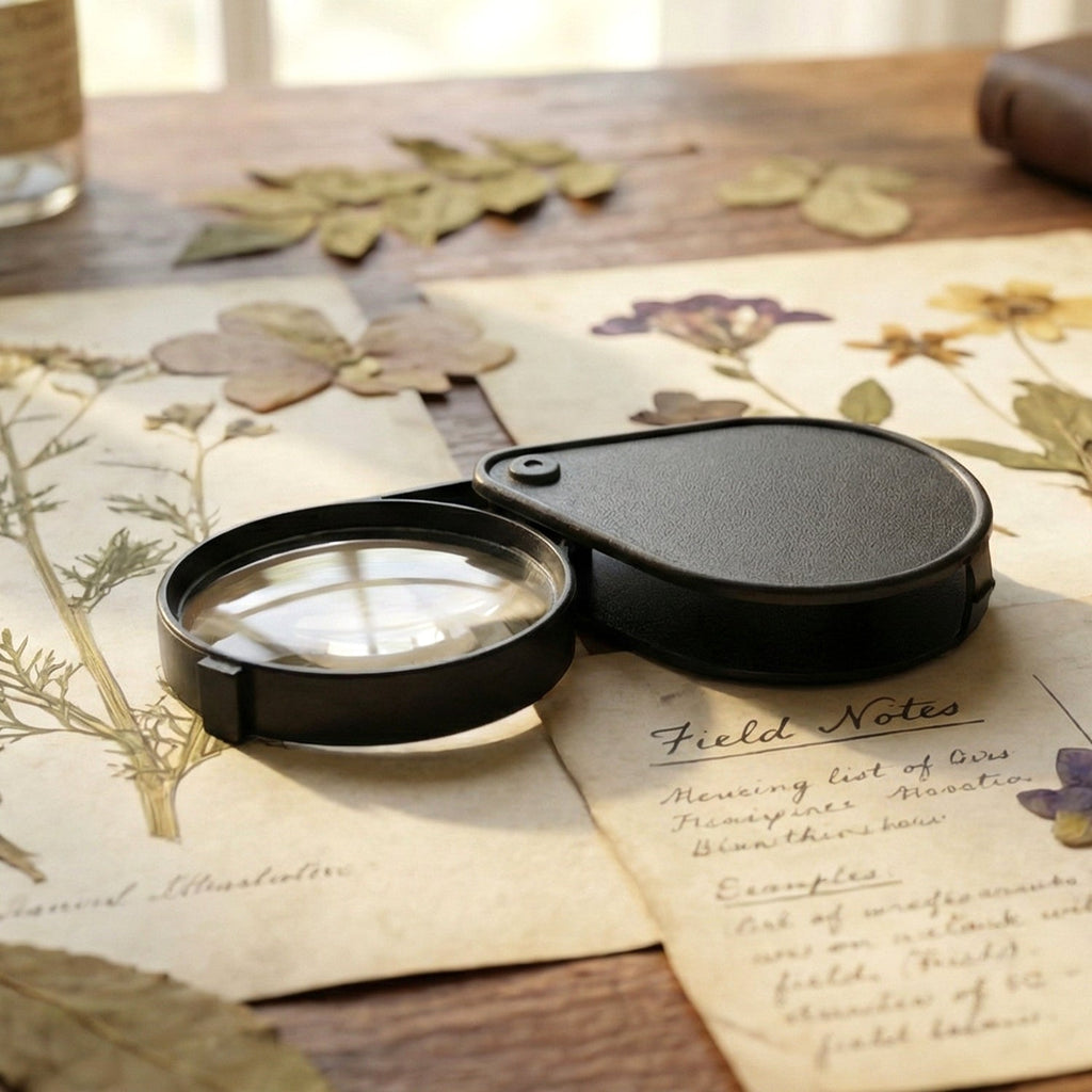 Lightweight handheld zoom lens for reading and hobby use