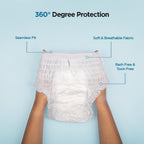 Hand holding the compact Women's Emergency Kit, highlighting its portability.